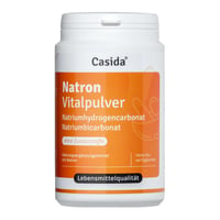 Casida Natron Vitalpulver jedlá só bikarbóna v prášku 300 g – na vnútorné použitie, pečenie, čistenie a kúpeľ – bez prídavných látok, bezlepková 1