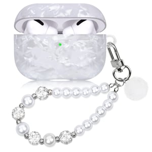 Casililor AirPods Pro 2 maskica, tvrda zaštitna maska otporna na udarce za AirPods Pro 2. generacije iz 2022. sa svjetlucavim cirkonima za djevojke i žene