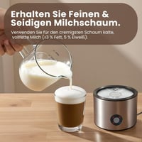 Casimhu 4 az 1-ben elektromos tejhabosító 500ml indukciós meleg hideg - Platinum Colour 3