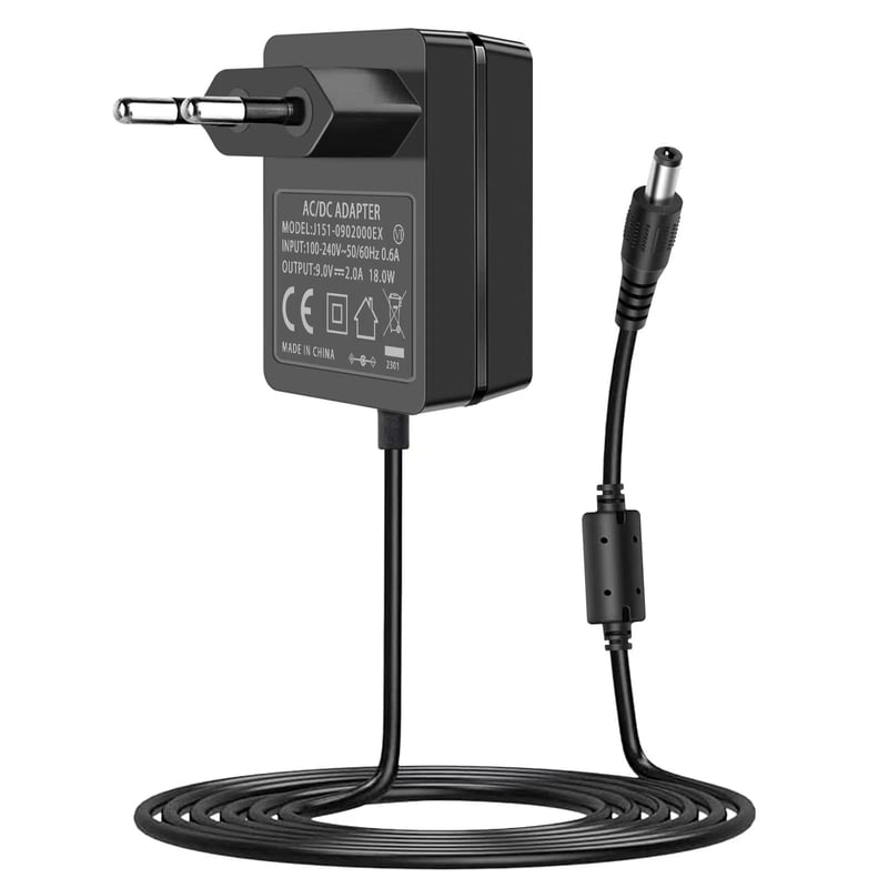 Napájací adaptér Casio 9V 2A pre klávesy a gitarové pedále