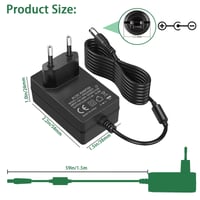 Napájací adaptér Casio 9V 2A pre klávesy a gitarové pedále 2