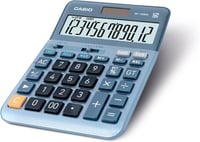 Casio DF-120EM asztali számológép, 12 számjegyes, napelemes/elemes - ezüst 2
