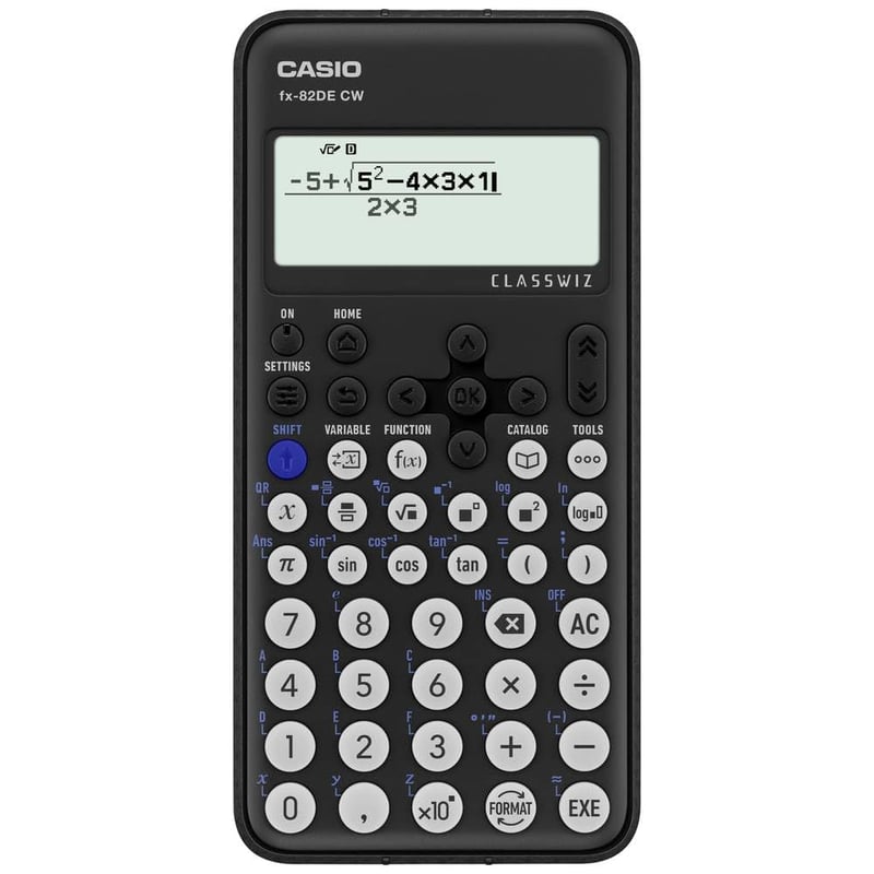 Školská kalkulačka Casio FX-82DE CW ClassWiz – prirodzené zobrazenie, 310 funkcií