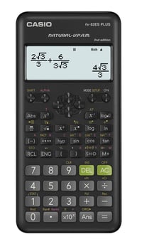 Vedecká kalkulačka Casio FX-82ES Plus 2nd Edition – 252 funkcií, 10-miestny displej, 16,2 x 7,7 cm, čierna 1