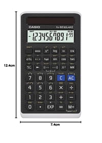 Školská kalkulačka Casio FX-82SOLARII – 10+2 miestny displej, solárne napájanie 3