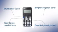 Casio fx-85GTCW Tudományos Számológép Fekete 6