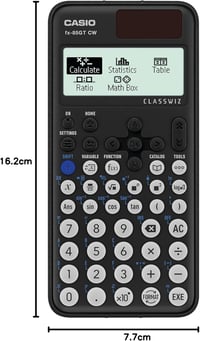 Casio fx-85GTCW Tudományos Számológép Fekete 8