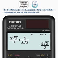 Školská vedecká kalkulačka Casio FX-87DEPLUS-2 – 502 funkcií, prirodzené zobrazenie, 40 fyzikálnych konštánt, 164 prevodov jednotiek, čierna 5