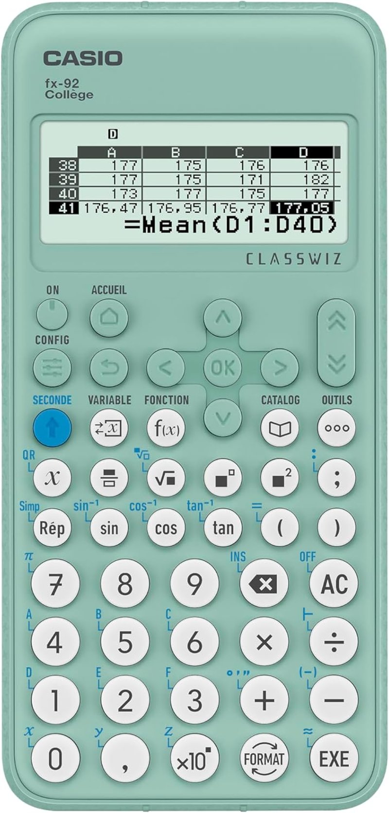 Casio FX-92+ Tudományos Számológép Diákoknak