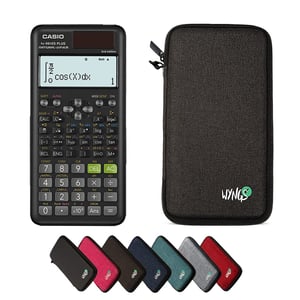 Vedecká kalkulačka Casio FX-991ES Plus 2nd Edition s ochranným puzdrom WYNGS – tmavosivá
