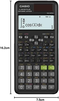 Casio fx-991ES Plus 2nd Edition tudományos számológép - 417 funkcióval 5