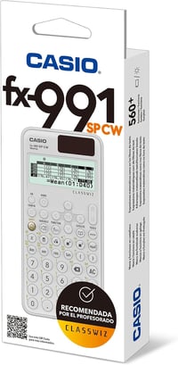 Casio FX-991SP CW tudományos számológép - fehér 3