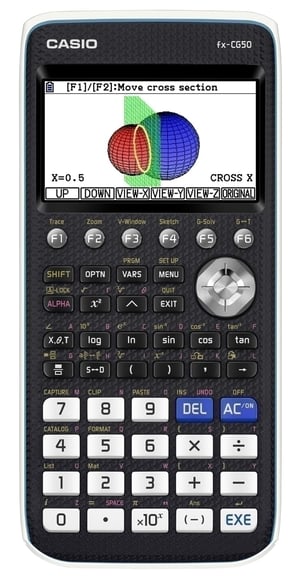 Casio FX-CG50 grafički kalkulator s kolor zaslonom visoke rezolucije, crni, 18,9 x 8,9 cm