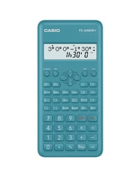 Školská kalkulačka Casio FX Junior+ pre základné školy CM1/CM2 – modrá 1