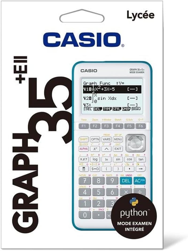 Casio Graph 35+ E II Python grafikus számológép