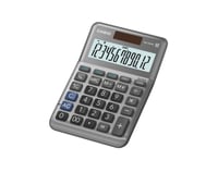 Stolná kalkulačka Casio MS-120FM s veľkým displejom, 12-miestna, hliníkový dizajn 2