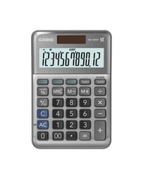 Stolná kalkulačka Casio MS-120FM s veľkým displejom, 12-miestna, hliníkový dizajn 1