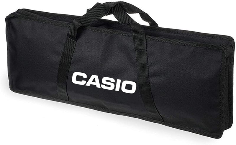 CASIO SA-76 Mini Billentyűzet 44 Gomb 8 Hang Fekete Narancs Szállítótáskával Tápegység