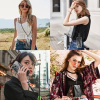Șnur universal pentru telefon Caslord cu 2 patch-uri adezive negre – Suport pentru telefon mobil 7