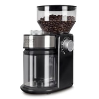 Elektrický mlynček na kávu CASO Barista Crema, 150 W, diskové mlecie ústrojenstvo, nastavenie hrubosti mletia, kapacita 140 g, nehrdzavejúca oceľ – čierna 2