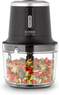 CASO Chop & Go Vezeték Nélküli Elektromos Aprító, 1L Üveg Tartály, 2300 RPM, USB-C Töltés 1