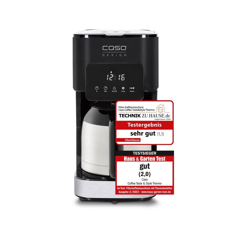 CASO Coffee Taste & Style aparat za kavu s termo vrčem - 1,2 l (10 šalica)