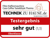 CASO Coffee Taste & Style Termomos Kávéfőző Rozsdamentes Acél 1,2L 10 Csésze 3