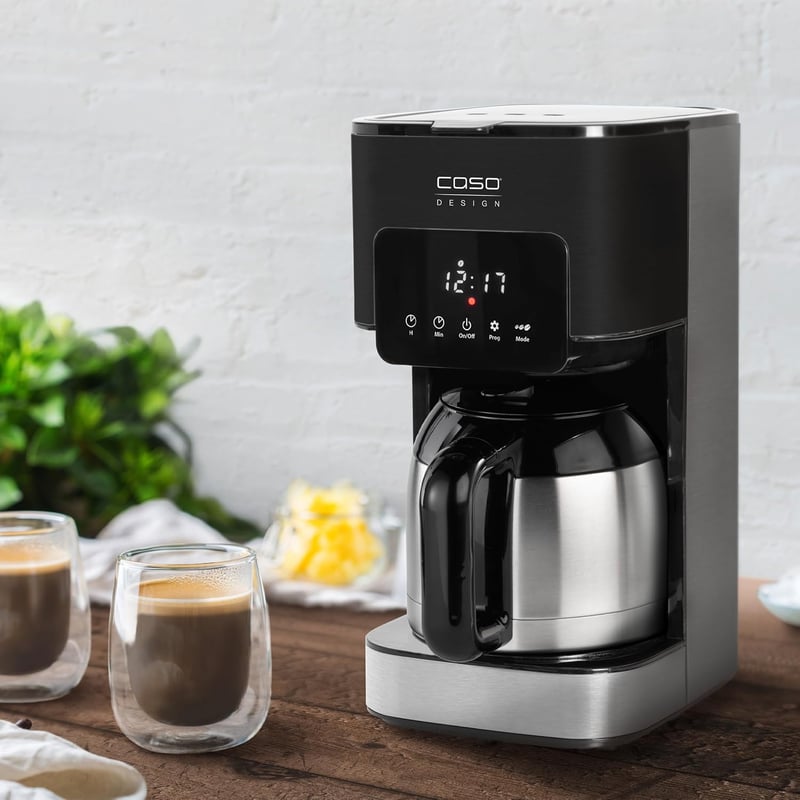 CASO Coffee Taste & Style Termomos Kávéfőző Rozsdamentes Acél 1,2L 10 Csésze