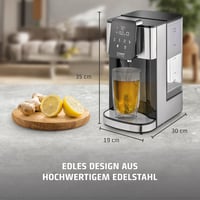CASO HW 1660 Turbo Forró Vízadagoló 4L Tartály 2600W Gyors Melegítés 40-100°C 2