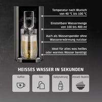 CASO HW 550-Turbo Forró Vizes Diszpenzér 2,9L Teához Kávéhoz 7 Hőfok Szint 40-100°C 3