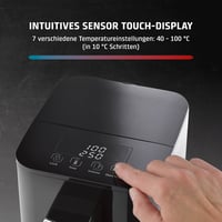 CASO HW 550-Turbo Forró Vizes Diszpenzér 2,9L Teához Kávéhoz 7 Hőfok Szint 40-100°C 4