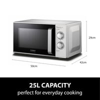 Caso MG 25 Ecostyle Ceramic mikrohullámú sütő grillel, 25 literes, 900W, kerámia aljzat, két szintes sütés 8