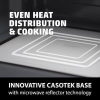 Caso MG 25 Ecostyle Ceramic mikrohullámú sütő grillel, 25 literes, 900W, kerámia aljzat, két szintes sütés 2