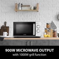 Caso MG 25 Ecostyle Ceramic mikrohullámú sütő grillel, 25 literes, 900W, kerámia aljzat, két szintes sütés 4