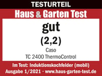 CASO TC2400 Indukciós Főzőlap Hőmérővel, Sous Vide, 60-240°C, 2400W 3