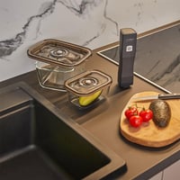 CASO Vacu OneTouch Eco kézi vákuumozó szett 3 üveg tárolóedénnyel - fekete 8