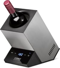 CASO WineCase One Inox rozsdamentes borhűtő 1 palackhoz 5-18°C hőmérséklet szabályozás 1