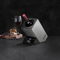 CASO WineCase One Inox rozsdamentes borhűtő 1 palackhoz 5-18°C hőmérséklet szabályozás 2
