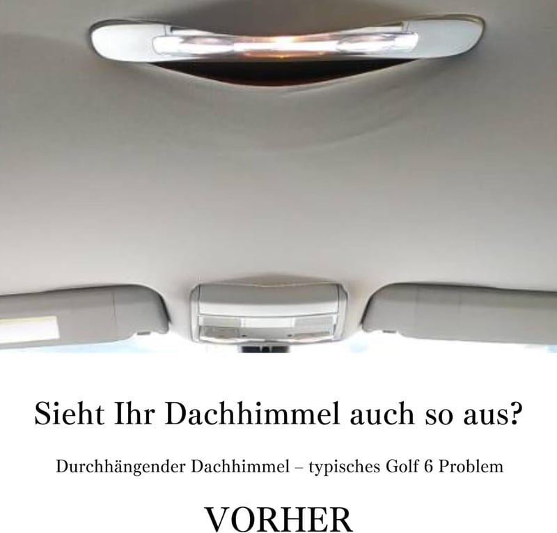 CASPORT Tetőkárpit javítókészlet VW Golf MK5 MK6 Jetta 2005-2010 szürke