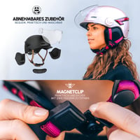 Cască CASR Glow LED pentru Bicicletă și Trotinetă pentru Adulți - Roz, mărimea M 5