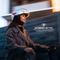 Cască CASR Glow LED pentru Bicicletă și Trotinetă pentru Adulți - Roz, mărimea M 8