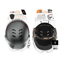 Cască pentru bicicletă și trotinetă CASR Glow LED pentru adulți - Gri, mărimea M - Cască unisex 7