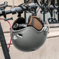 CASR Style prilba na bicykel a kolobežku pre dospelých, so šiltom, odnímateľnými chráničmi uší, vetraním, nastaviteľná – sivá, veľkosť L 7