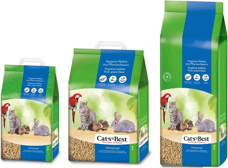 Cat's Best Univerzális Macskatoalett 20L Alom - 11 kg (Confezione da 1)
