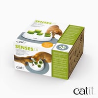 Catit Senses 2.0 Digger Interaktivna hranilica - Interaktivna igračka i dozator za mačke, bijelo-zelena 9