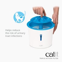Catit Triple Action filter pre kvetinovú fontánu, biely, 5-balenie 2