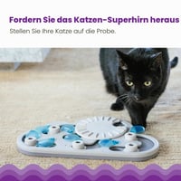 Catstages Nina Ottosson Rainy Day Puzzle & Play interaktivna igračka za inteligenciju i poslastice za mačke 2