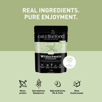 Hrană umedă pentru pisici catz finefood Purrrr Mistreț, monoproteică, N° 109, pentru pisici sensibile, cu 70% conținut de carne, 16 x 85 g 5