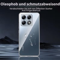 Priehľadný TPU obal CAUHENYEE pre Xiaomi 14T, ultratenký flexibilný silikónový kryt, ochranný obal odolný voči poškriabaniu a nárazom 8