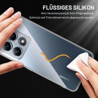 Priehľadný TPU obal CAUHENYEE pre Xiaomi 14T, ultratenký flexibilný silikónový kryt, ochranný obal odolný voči poškriabaniu a nárazom 3
